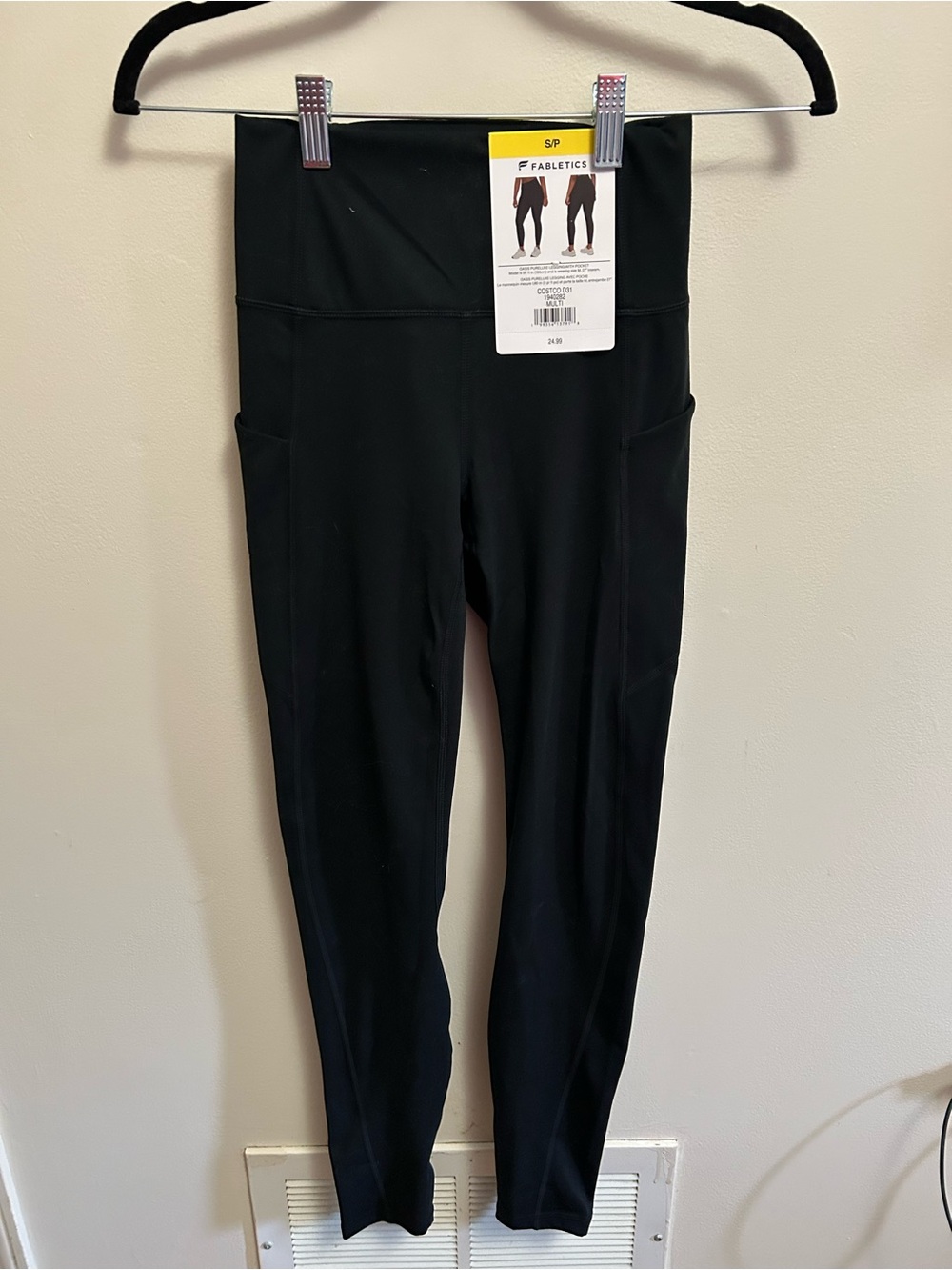 Fabletics Black High-Waist Pocket Leggings